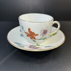 Royal Worcester Astley Pattern Tea Cup & Saucer Gold Rim Oven-Table Ware