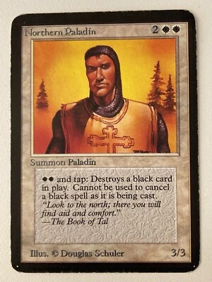 Magic the Gathering MTG Alpha NORTHERN PALADIN MP+ (Beta Bob) - Image 1 of 4