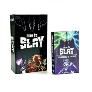 Here to Slay & Warrior and Druids Expansion Pack Board Game Family Card Game