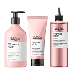 TRIO - LOreal Vitamino Color Shampoo, Conditioner & Soin 500ml /200ml / 400ml - Picture 1 of 1