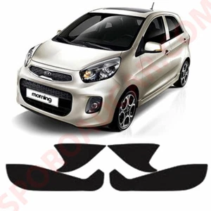 Anti Scratch Inside Carbon Door Cover 4P For Kia Picanto / All New 2011-2016 - Bild 1 von 6