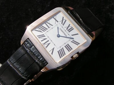 Cartier 2650 Santos Dumont Large 18K Roségold 35mm Oro 750 - Bild 1 von 4