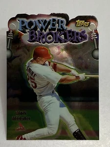 1998 Topps MARK MCGWIRE Power Brokers Insert St Louis Cardinals #PB1 - Picture 1 of 2
