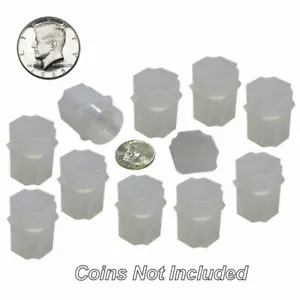 Half Dollar quadratische Münztuben von Guardhouse, 30,6 mm, 10er Pack - Bild 1 von 2