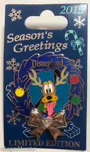 Pin Disneyland 2015 Navidad Corona de Plutón edición limitada - Imagen 1 de 1