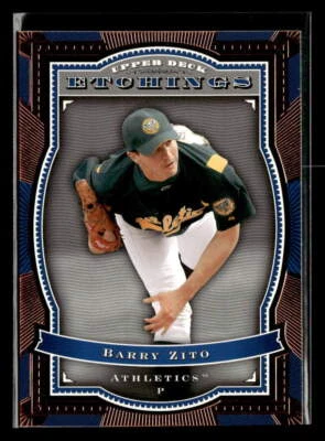 2004 Upper Deck Etchings #42 Barry Zito Excellent - Image 1 of 2
