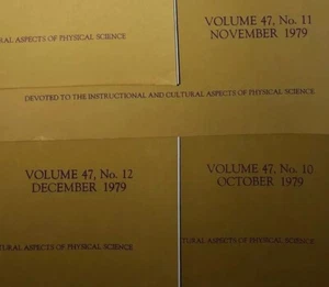 AAPT 1979 American Journal of Physics 3 Issues October November Decemb - Picture 1 of 8