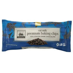 Endangered Species Oat Milk 75% Cocoa Dark Chocolate Baking Chips - 10 oz 3 Pack - Picture 1 of 2