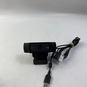 Logitech 1080p HD USB Webcamera - Black - Afbeelding 1 van 5