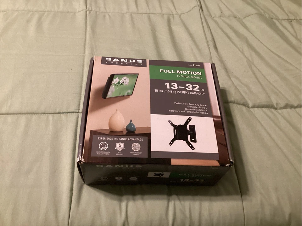 "Sanus Vuepoint Full-Motion TV Wall Mount 13-32\ (F107d)"""