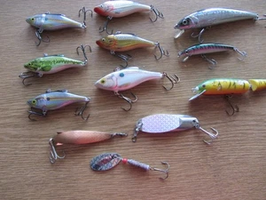 Konvolut 12 Meeresangelköder, Rapala, Abu Garcia, Fladen etc. - Bild 1 von 5