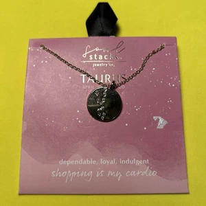 Soul Stacks Astrologie Halskette "Stier" Gold Anhänger Neu. - Bild 1 von 2