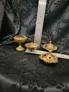 Vintage Small Indian Incense Burners (four) - Picture 1 of 10