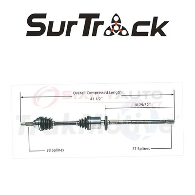SurTrack CV Axle Shaft for 2005-2007 Mercury Montego 3.0L V6 - Constant lr Foto 1 de 4