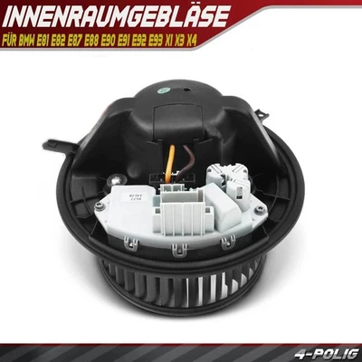 Innenraumgebläsemotor + Regler für BMW E90 E91 E92 E93 E81, E87, E82, E83 NEU - Bild 1 von 4