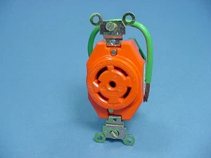Leviton Iso Ground Twist Lock Receptacle NEMA L23-30R 30A 347/600V 3ØY 2830-IG - Picture 1 of 3