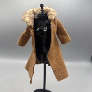 Vintage Barbie #819 It's Cold Outside Brown Winter Coat '64 DAMAGED - Picture 1 of 9