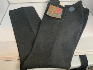 Vintage Wrangler Wrancher Polyester grau Cowboy Hose 33” B x 36” L 82HK - Bild 1 von 4