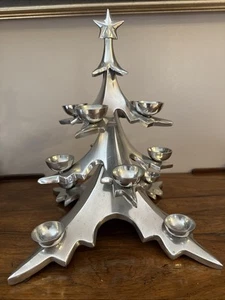 Árbol de Navidad Pottery Barn Metal Luces de té Adornos Soporte Retirado - Imagen 1 de 7