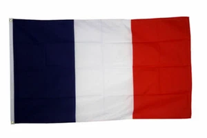 5ft X 3ft French National Flag Of France Sports Supporter Party Decoration  - Picture 1 of 1