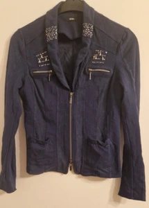 BIBA stretchige Jacke Blazer Kleiderjacke 38/M blau - TOP - Bild 1 von 5