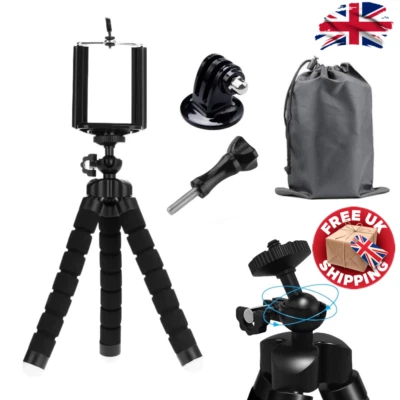 Montaje de trípode pulpo flexible grande para cámaras de acción GoPro Hero 10 9 8 7 6