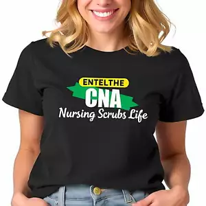 CNA Nursing Scrubs Life T-Shirt for Healthcare Professionals -All cotton - Picture 1 of 4