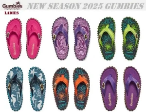 2025 OFFIZIELLE NATÜRLICHE DAMEN-FLIP-FLOPS GUMBY ISLANDER PORTOFREI - Bild 1 von 7