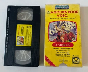 Masters Of The Universe MOTU 1985 VHS Golden Video He-man For Repair Not Working - Picture 1 of 3