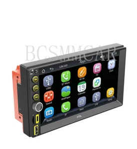 Double 2Din Touch Screen Car Stereo FM/RDS Radio 7in Audio Player In-Dash Units - Picture 1 of 22