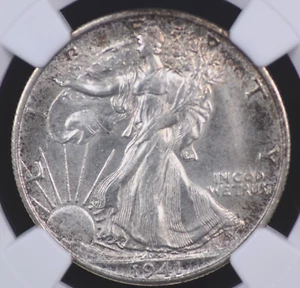 1941 S WALKING LIBERTY HALF DOLLAR NGC MS 63 CHOICE AND AFFORDABLE KEY DATE FOR - Picture 1 of 3