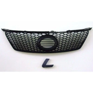 Fit for 2006-2008 LEXUS IS250 IS350 Sedan Front Mesh Grille Matte Black F Look - Picture 1 of 4