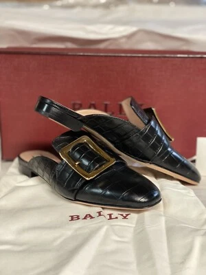Bally Mujer Cuero Mula Piel de becerro Janesse Negro Foto 1 de 4