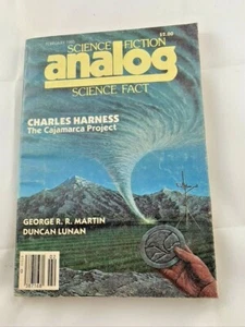 Analog Science Fiction Magazine February 1985 George R R Martin Charles Harness - Picture 1 of 1