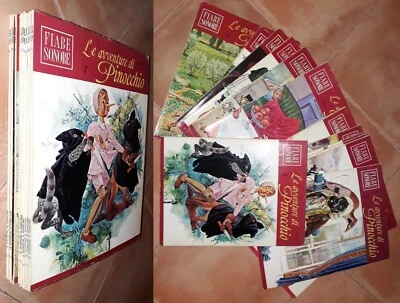Lotto 12 volumi Le avventure di Pinocchio, Fiabe sonore Fratelli Fabbri - Immagine 1 di 3