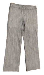White House Black Market Gray Lightweight Dress Pants Womens Size 12 - Picture 1 of 6