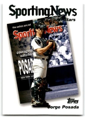 2003 TOPPS JORGE POSADA NEW YORK YANKEES #363 - Image 1 of 2