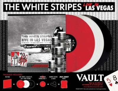 The White Stripes – Live In Las Vegas, 3xLP, TMR-953, Vault #58, NEW; Sealed Foto 1 de 4