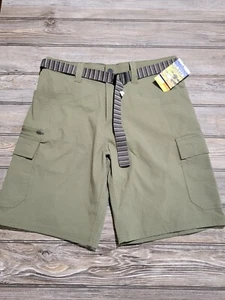 Orvis Men's Tech Short, Comfort Waist-Band 4-way Stretch Size 32 Burnt Olive NEW - Picture 1 of 11