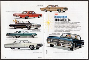 1964 OLDSMOBILE Constellation Vintage Original centerfold Print AD | Jetstar 98 - Picture 1 of 1