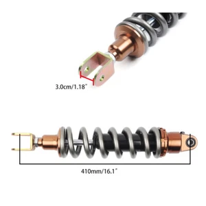 1Pcs Shock Absorber 410mm 1.18'' Clevis End for Scooter Quad Sport Bike Go Kart - Bild 1 von 1