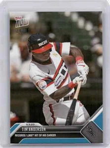 🟦 TIM ANDERSON 1,000th Career Hit BLUE 14/49 White Sox 2023 Topps Now #808 🔥 - Picture 1 of 2