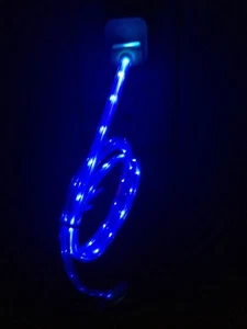 LED Light-up Micro USB Charger Data Sync Cable for Samsung Galaxy S6+ S7 Note 4 - Picture 1 of 12