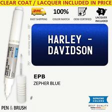 EPB Touch Up Paint for Harley Davidson Blue # ZEPHER BLUE Pen Stick Scratch Chip