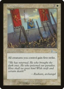 Knighthood - Urza's Legacy - Magic The Gathering - MTG - Picture 1 of 1