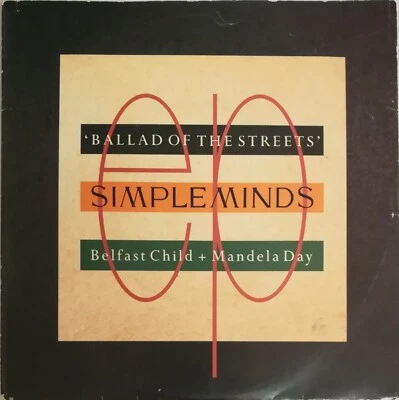 Ballad Of The Streets - Simple Minds (1989 Australia) - Image 1 of 4