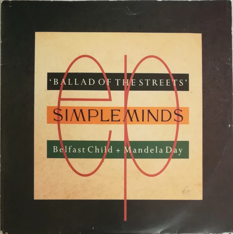 Ballad Of The Streets - Simple Minds (1989 Australia) - Image 1 of 4