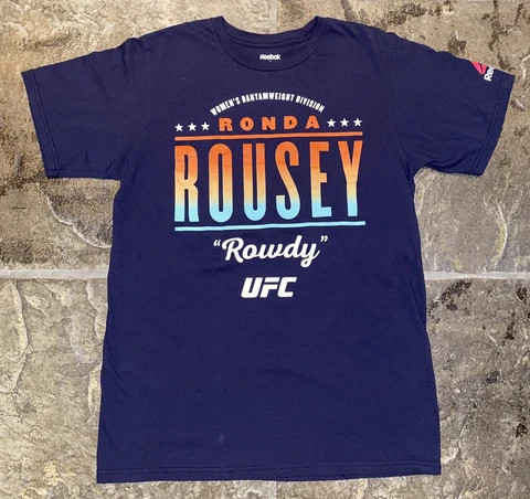 Ronda Rousey Reebok 2016 UFC International Fight Week All-Star TShirt Men Medium Cover