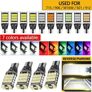 4/10X Bright White Canbus LED Bulb For Car Backup Reverse Light 912 921 T15 W16W - Picture 1 of 19