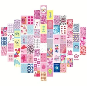 Kit collage da parete pastello danese 70 pezzi quadri estetici; decorazione eccentrica - Foto 1 di 4
